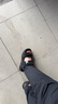 斯凱奇（Skechers）涼鞋男士夏季軟底緩震運動涼拖鞋外穿透氣百搭沙灘鞋溯溪鞋210647 曬單實拍圖