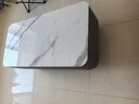 全友家居同款友家居茶幾客廳家用輕奢茶幾小戶型電視柜組合免安裝 免安裝輕奢白120*60+灰柜+雙抽 曬單實拍圖