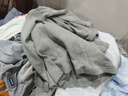 三槍100%純棉男士薄款保暖內衣男精梳棉秋衣秋褲套裝全棉打底衫秋冬季 淺麻灰（中厚純棉） L /170推薦100-140斤 曬單實(shí)拍圖