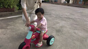 babycare兒童電動摩托車3-8歲三輪防側(cè)翻男女周歲生日禮物音樂玩具電瓶車 【藍牙+聲光+自動剎車】羅拉紅 曬單實拍圖