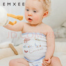 嫚熙（EMXEE）嬰兒護肚圍寶寶肚兜四季新生兒護臍帶防著(zhù)涼保暖神器海灘17×17cm 曬單實(shí)拍圖
