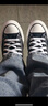 匡威（Converse）官方 莫爾登All Star男女低幫休閑滑板鞋黑色A09226C A09226C 39 曬單實(shí)拍圖