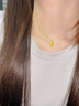 中國黃金（CHINA GOLD）黃金吊墜女999足金琺瑯彩天使項鏈七夕情人節(jié)禮物送女朋友老婆 足金琺瑯天使吊墜【贈S925鏈】紀(jì)念品 曬單實拍圖