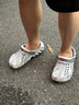 卡駱馳crocs波波大理石紋洞洞鞋舒適輕便男沙灘鞋包頭拖鞋女鞋|208454 月光灰/彩色-1NL 41 /42(260mm) 曬單實拍圖