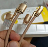 倍魔240w2米彈簧超級快充數(shù)據(jù)線適合車載carplay投屏數(shù)據(jù)傳輸筆記本手機蘋果16華為安卓四合一充電線 240w彈簧快充線-2米-沙漠金 曬單實拍圖