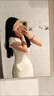 妃施宣感純欲掐腰連衣裙女2025夏季新款法式小眾魚尾包臀長裙后媽裙 米黃色 L  建議95-105斤 曬單實拍圖
