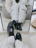 卡賓男鞋夏季新款復(fù)古牛仔布帆布鞋男百搭低幫板鞋男潮流低幫休閑鞋男 黑色 41 【=運(yùn)動(dòng)鞋42碼】 曬單實(shí)拍圖