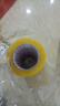 京嶼透明膠帶封箱膠帶打包整箱透明膠卷寬大號4.5cm膠布6cm大卷封口粘膠貼膠紙100米200米切割器機膠條 透明黃 寬4.5cm*100米（5卷） 曬單實(shí)拍圖