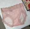 巴寶歐女性感內(nèi)褲中高腰純欲少女內(nèi)褲透氣親膚純棉襠夏季薄款蕾絲三角褲 膚色+藍(lán)色+粉色+黑色 XL 【推薦115-130斤】 曬單實(shí)拍圖