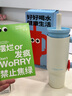 chakolab夏季保冰霸杯辦公室霸王杯大容量不銹鋼吸管保溫杯學(xué)生巨無(wú)霸霸杯 薄荷冰沙1050ml 曬單實(shí)拍圖