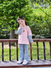 moonkids女童褲子春秋款喇叭褲秋裝2025新款兒童微喇褲洋氣秋季薄款打底褲 兩條裝【18352灰色+18328灰色】 160 cm 曬單實拍圖