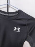 安德瑪（Under Armour）HeatGear  Armour男子訓練運動(dòng)短袖緊身衣1361518 桃灰色012 M 曬單實(shí)拍圖