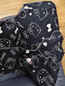 JIOESC睡衣女生夏季短袖兩件套甜美可愛卡通hellokitty學(xué)生可外穿家居服 黑色HelloKitty【兩件套】 L 【100-120斤】 曬單實(shí)拍圖