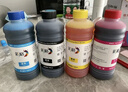 彩格適用惠普噴墨打印機(jī)墨水適用小米 愛(ài)普生連供填充彩色墨盒805XL 803 680 682墨盒 500ML通用墨水染料四色套裝 曬單實(shí)拍圖