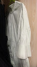 播【新中式】 藝術感連衣裙女夏商場同款文藝褶皺長裙子BDR2LD1553 L50阮玉色 S 曬單實拍圖