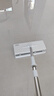 潔仕寶自動夾布拖把洗臉巾懶人拖把新款靜電除塵紙大號加長一次性拖把 【洗臉巾拖把32cm】單拖把 曬單實拍圖