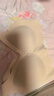 都市麗人內(nèi)衣女無尺碼均碼光面無痕聚攏無鋼圈文胸罩套裝2B351N 膚色 曬單實(shí)拍圖