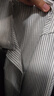 BLACKMONDAY純棉牛津紡長袖襯衫男全棉豎條紋男士抗皺免燙商務(wù)休閑襯衣 曬單實拍圖