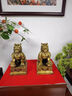 聚善緣招財(cái)黃銅麒麟擺件一對(duì)八卦麒麟客廳玄關(guān)辦公室高檔裝飾品開業(yè)禮物 XL小號(hào)黃銅麒麟一對(duì) 12*8*15cm 曬單實(shí)拍圖