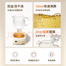 九陽（Joyoung）凈萃全玻璃0膠水養(yǎng)生壺  辦公室多功能煮茶器花茶壺 燒水壺恒溫電熱水壺 24h預(yù)約保溫 1L WY107 曬單實(shí)拍圖