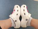 卡駱馳（crocs）閃耀云朵Clog女鞋涼鞋休閑鞋拖鞋戶外沙灘涼拖 207241-0WV W7 曬單實(shí)拍圖
