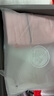 潔麗雅（Grace）7A級抗菌純棉毛巾 柔軟吸水新疆長絨棉洗臉巾2條裝粉+蘭 曬單實拍圖