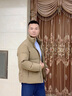 波司登（BOSIDENG）25年新款羽絨服男時(shí)尚休閑短款立領(lǐng)防風(fēng)百搭保暖外套 橄欖色7329 M 175/96A 體重約140-155斤 曬單實(shí)拍圖