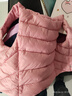 黑冰女款600+蓬鵝絨羽絨馬甲戶外貼身內(nèi)膽輕薄羽絨服保暖背心 F8192 淺粉 XS 曬單實拍圖
