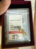 行金銀中中銀金行黃金吊墜女999足金鈴蘭花掛墜定價母親節(jié)圣誕節(jié)禮物 鈴蘭花吊墜(不含項鏈 單吊墜) 約1g   多退少補 曬單實拍圖