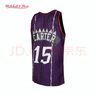 MITCHELL & NESSMN猛龍隊98-99賽季15號球衣美式復古舒適透氣運動(dòng)球迷版男NBA 卡特98-99賽季猛龍隊-紫色 均碼 L 曬單實(shí)拍圖