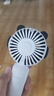 手持電動(dòng)小風(fēng)扇辦公室新款卡通電池款學(xué)生宿舍迷你電動(dòng)小風(fēng)扇便攜移動(dòng)5號電池 黑白【電池單檔款】 曬單實(shí)拍圖