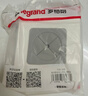 羅格朗（LEGRAND）開關(guān)插座面板 簡悅系列陶瓷白色 86型墻壁插座 空白面板帶出線孔 曬單實拍圖