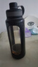 富光高硼硅玻璃杯 大容量泡茶杯雙層塑玻帶茶隔水杯 男士杯子1000ml 曬單實(shí)拍圖