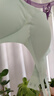 ubras無尺碼軟糯華夫格女士內衣女文胸罩 背勾-薄荷奶糖 曬單實拍圖