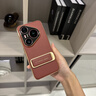 安柏?！就髱еЪ堋窟m用華為pura80pro手機殼pura80ultra/p80pro+保護套真素皮p80全包防摔輕奢商務(wù)高級 【釉紅色】防摔腕帶 | 秒變支架 | 鏡頭全包 華為Pura80Pro  曬單實拍圖