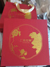 上海故事真絲絲巾胸針禮盒100%桑蠶絲小方巾送媽媽實用生日禮物教師節(jié)紅色 曬單實拍圖