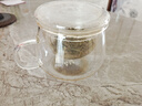 物生物（RELEA）玻璃杯茶水分離杯雙層耐熱泡茶杯子帶過濾玻璃水杯生日禮物 曬單實(shí)拍圖