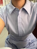 范思藍恩法式優(yōu)雅氣質(zhì)無(wú)袖連衣裙女夏季2024新款收腰簡(jiǎn)約通勤裙子 藍色 S 曬單實(shí)拍圖
