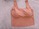 安莉芳方領(lǐng)免穿文胸背心女夏帶杯墊高級感抹胸內衣可外穿EBW0894禮物 珊瑚紅COR M （建議75A/75B/75C） 曬單實(shí)拍圖