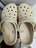 卡駱馳crocs貝雅云彩女士洞洞鞋戶外休閑鞋|208186 冬日白-11S(含智必星) 35 (220mm) 曬單實(shí)拍圖
