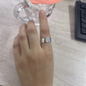 百年寶金祥pt950鉑金戒指男士實心寬版霸氣光面素圈戒指環(huán)白金男戒對戒 17號 重約8-8.2克 寬約6mm 曬單實拍圖