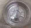 特美居（temeiju）空氣炸鍋錫紙盤錫紙碗空氣炸鍋專用紙食品級戶外烤盤大號5.5L30只 曬單實拍圖
