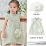 戴維貝拉（DAVE＆BELLA）童裝夏裝兒童連衣裙中大童女童裙子國(guó)風(fēng)漢服長(zhǎng)裙 曬單實(shí)拍圖