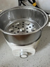 ankale煮蛋器 家用雙層304全鋼蒸艙蒸蛋器 定時自動斷電小型蒸鍋迷你電蒸鍋燉蒸煮一體 AJL-ZD13帶蒸碗 曬單實拍圖