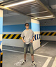 吉普（JEEP）高端牛仔短褲男士2025夏季薄款時(shí)尚帥氣五分褲休閑復(fù)古中褲子男褲 曬單實(shí)拍圖
