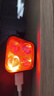 新款自行車騎行喇叭燈山地車公路車夜騎高亮手電筒跨境自行車前燈 BG-2258  帶燈帶喇叭 OPP袋裝 曬單實(shí)拍圖