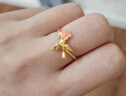 周大生十二花神x國家寶藏喜上梅梢黃金戒指活口七夕情人節(jié)禮物送女友 足金喜上梅梢戒指-可調(diào)節(jié) 3.35g 曬單實拍圖