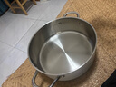 蘇泊爾（SUPOR）火鍋304不銹鋼復(fù)底加厚湯鍋家用火鍋易潔涮羊肉明火電磁爐通用 ET30AAS04-W（白色） 30cm 曬單實拍圖
