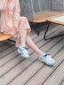 森達網(wǎng)面鞋女款2025秋新戶外厚底休閑德訓(xùn)鞋ZTH54CM5 銀色 37 曬單實拍圖