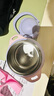膳魔師（THERMOS）噸噸桶泡泡大肚杯316L不銹鋼便攜大容量保溫杯生日禮物TEMA 夢幻泡泡配杯帶+吸管 950ml 曬單實拍圖